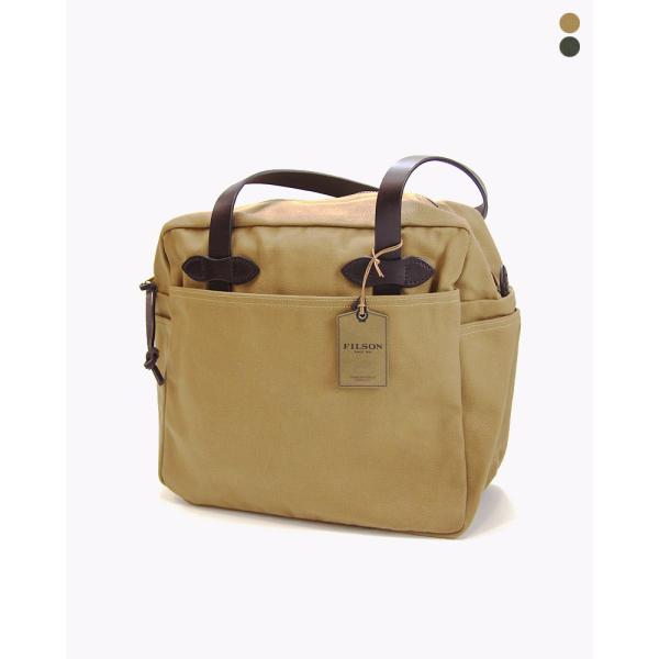 フィルソン ラギッドツィル トートバッグ ウィズ ジッパー RUGGED TWILL TOTE BAG WITH ZIPPER / ラギッドツィル トート