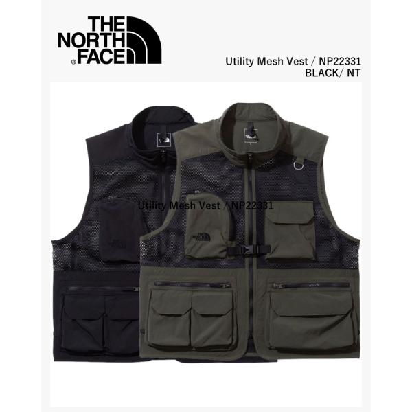 【24時間以内/送料無料】ノースフェイス メッシュベスト NP22331 M THE NORTH FACE UTILITY MESH VEST ニュートープ 23SS-I（ザ