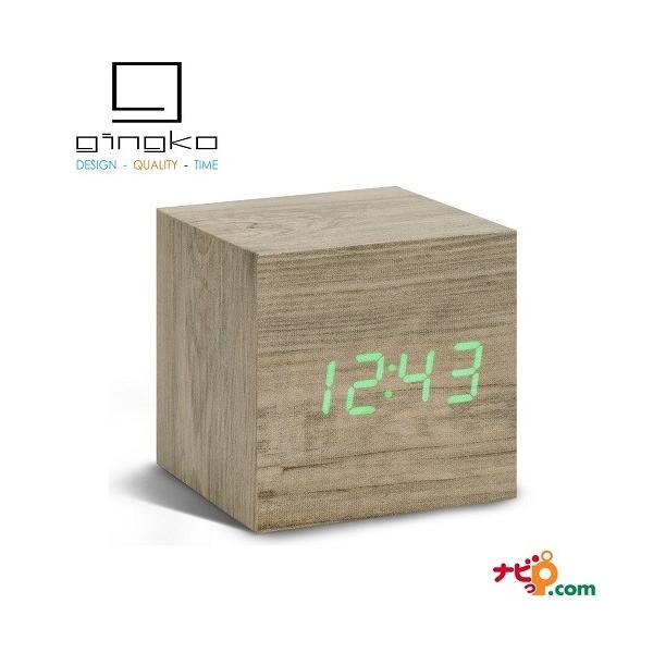 GINGKO MR[ CUBE click clock L[uNbNNbN AbV O[ LED GNK030010 uv t x\ CeA 