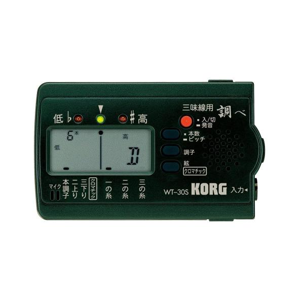 他サイト： KORG チューナー 「調べ」 三味線用 WT-30Sの商品画像