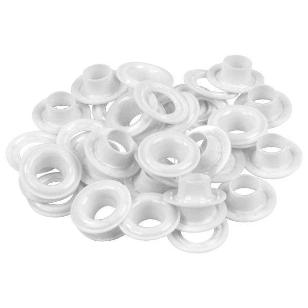 SK11(エスケー11) プラスチック 両面ハトメパンチ 交換用の玉 9.5mm 白 No.185W