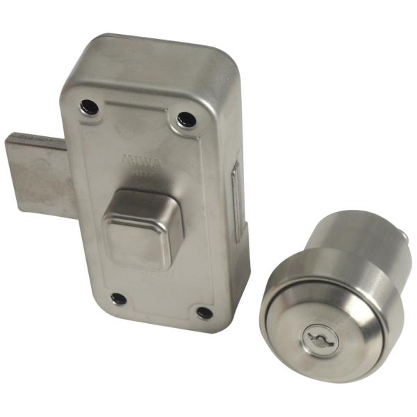 美和ロック(Miwalock) U9 NDZ-1 内部扉用シリンダー錠 扉厚33~~42ミリ NDZ1-E 4~