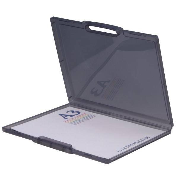 和泉化成 書類収納 A3アクティブファイルケース35型 スモーク 4303S