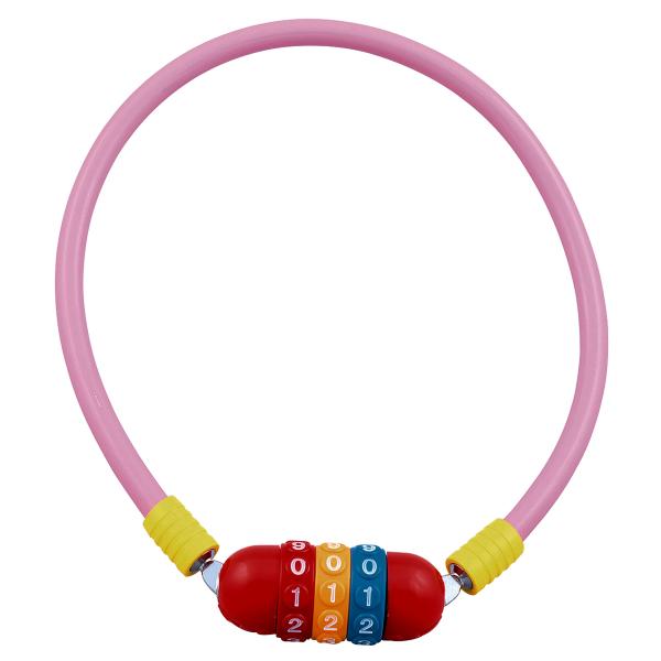 J&C メガダイヤル錠 JC-035WKIDS P ピンク