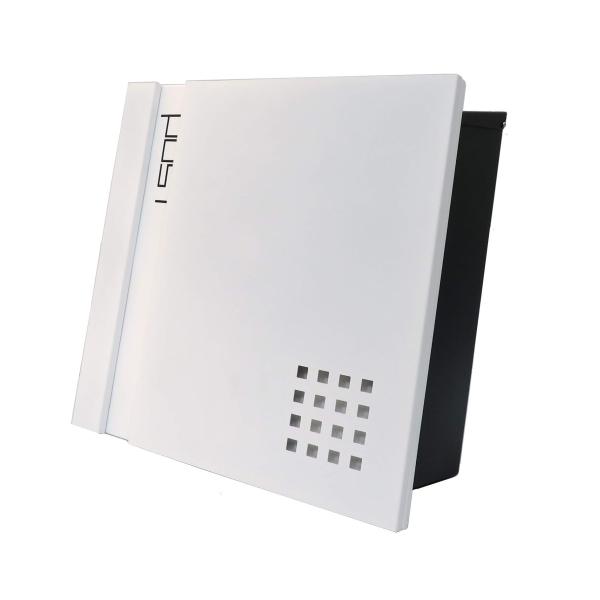 アイホーム(Ihome) 郵便ポスト pm46 pm462 ホワイト 本体: 奥行14.5cm 本体: 高さ36cm 本体: 幅36.5cm 高級キー