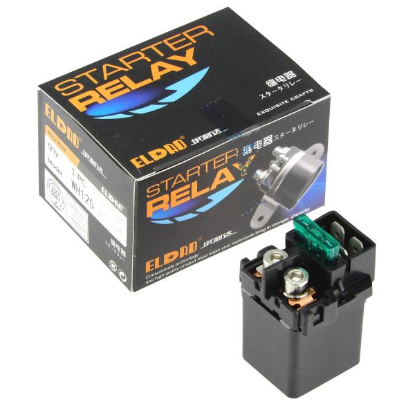 ELDAD スターターリレー 汎用 ZZR600 ZRX1100 ZRX400 マグナ250 エリミネーター125 バリオス2 CB1000 互換品