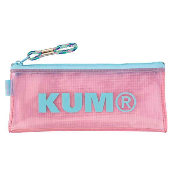 レイメイ藤井 ペンケース 筆箱 KUM クリアペンケース パステルピンク KM178PQ