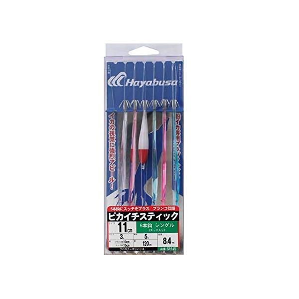 ハヤブサ(Hayabusa) SR145 ピカイチスティック 11cmシングル6本スッテ入り