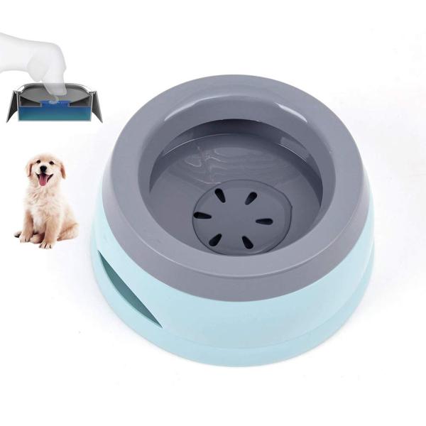 Diand ペット給水器 車のペット給水器 ウォーターボウル 水飲み器 濡れた口のない犬用のフローティングボウル 大容量給水器 飛び散り防止 溢れ・飛
