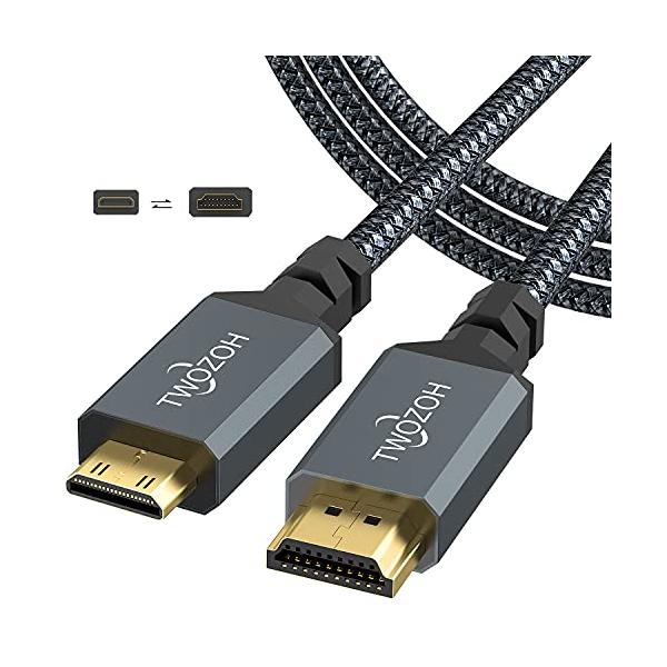 Twozoh Mini HDMI to HDMIケーブル 1M