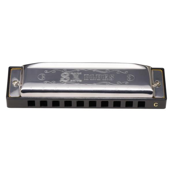 SX (エスエックス) BLUES HARMONICA ブルース ハーモニカ 10ホール C キー HM1020/C