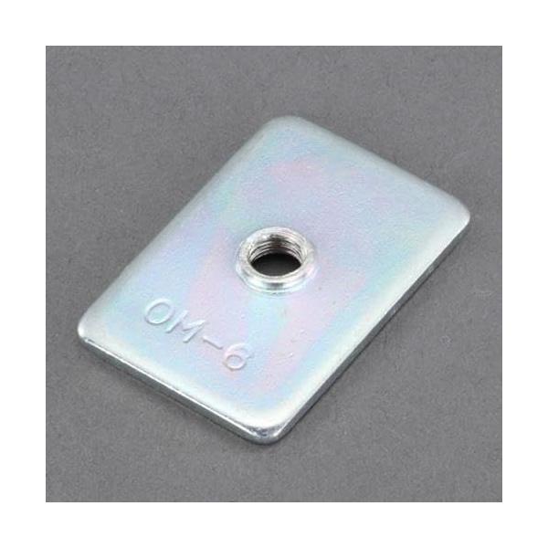 エスコ M 6/20x16mm 四角ナット(10個) EA949GS-406