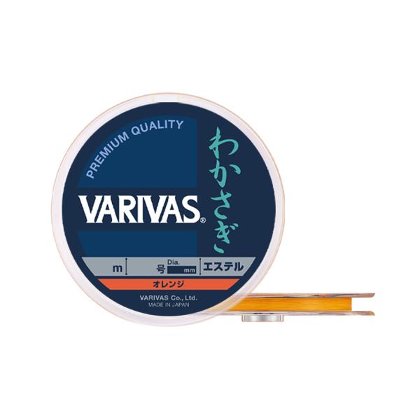 バリバス(VARIVAS) VARIVAS わかさぎ エステル 60m オレンジ 0.3号
