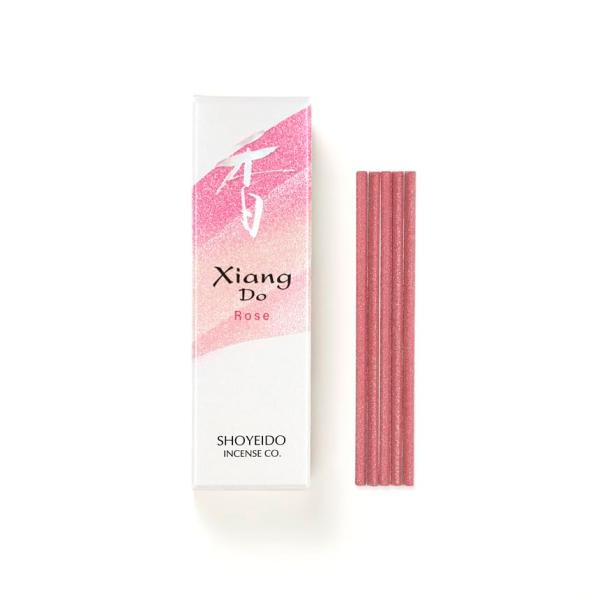 松栄堂のお香 Xiang Do(シァンドゥ) ローズ ST20本入 簡易香立付 #214502