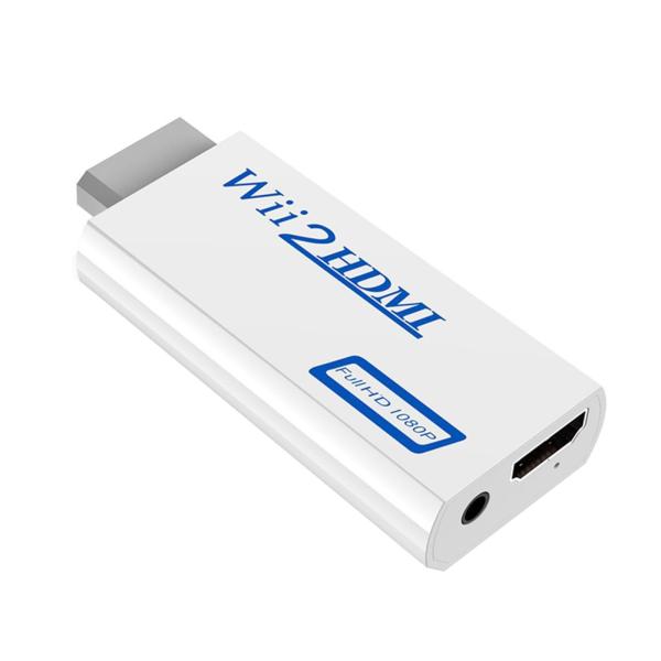 Wii To HDMI 変換アダプタ Wii専用HDMI コンバーター480p/720p/1080pに変換 3.5mmオーディオ-HDMI接続でWii