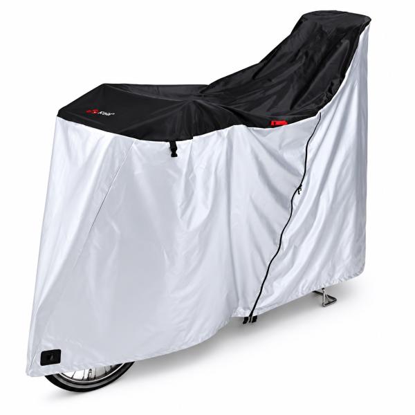 自転車カバー 電動自転車対応 ファスナー付き KW-389AS