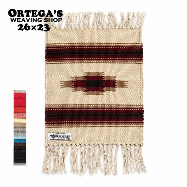 オルテガ チマヨ ハンドウーブン ラグ マット 26×23センチ ORTEGA'S HAND WOVEN PLACE MAT