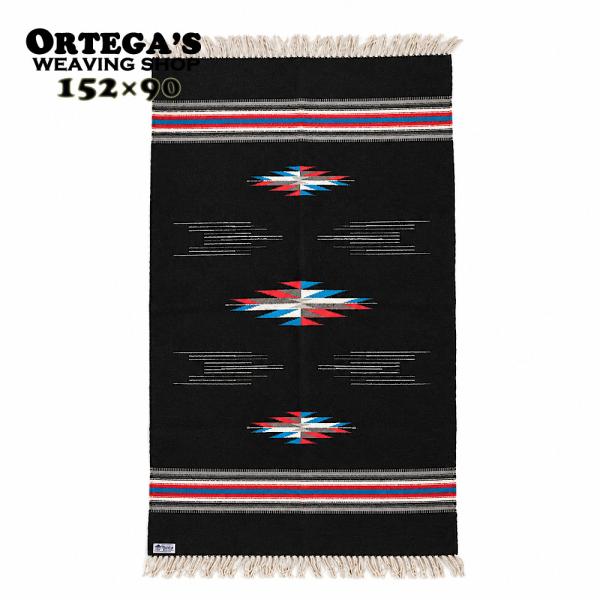 オルテガ チマヨ ハンドウーブン ラグ マット 152×90センチ　ORTEGA'S HAND WOVEN RUG MAT