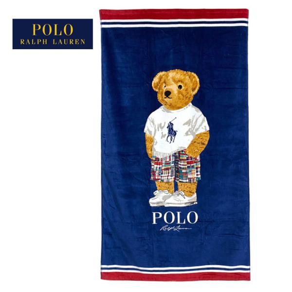 ポロ ラルフローレン グラデーション ビッグポニー ビーチタオル/89