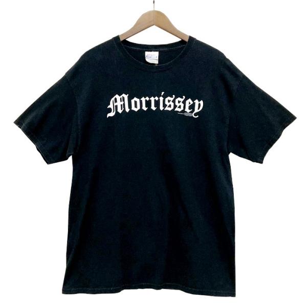 USED 2005 MORRISSEY T-SHIRTS モリッシー バンド Tシャツ/BLACK