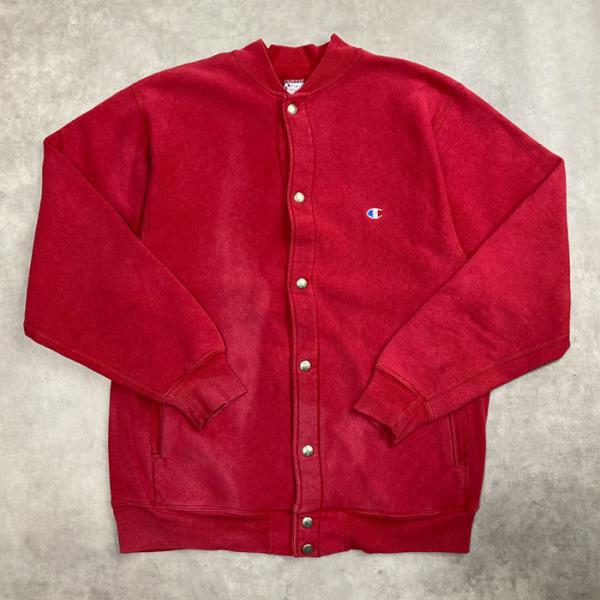 90's Champion Reverse Weave Snap Cardigan Made in USA/L