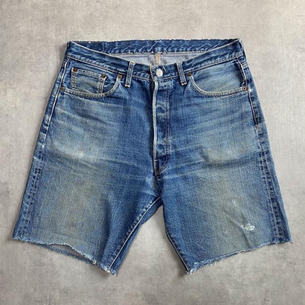 60's LEVI'S 501 S Type BIG”E” Cut off Denim Shorts リーバイス501 S