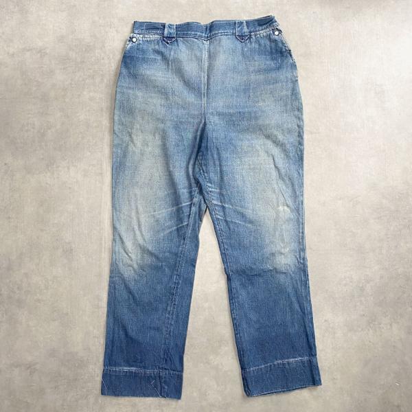 Levi's リーバイス　デニム　ランチパンツ　ビンテージ　ショートホーン navie_u-0583