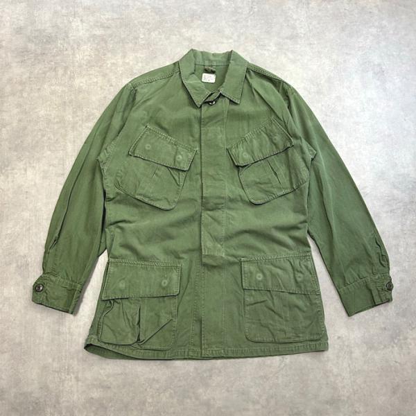 60s US ARMY 3rd Jungle Fatigue Military Jacket SMALL-REGULAR 60s US ARMY 3rd Jungle Fatigue Military Jacket SMALL-REGULAR