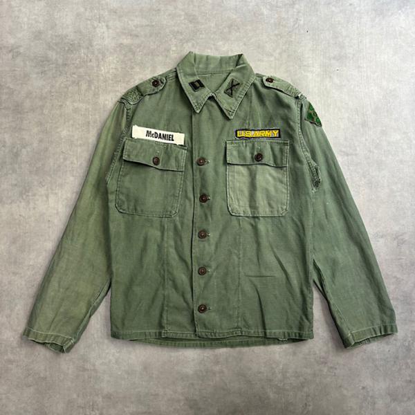 激レア 50s US.ARMY Cycle Zombies ミリタリー シャツ navie_u-1126