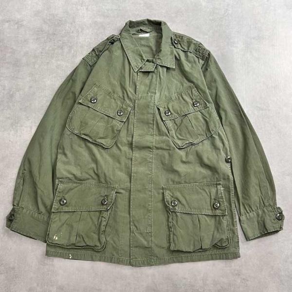 60's US ARMY 1st Jungle Fatigue Military Jacket SMALL-SHORT 60年代