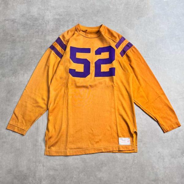 VINTAGE 60'S RUSSELL SOUTHERN FOOTBALL T-SHIRTS MUSTARD/40