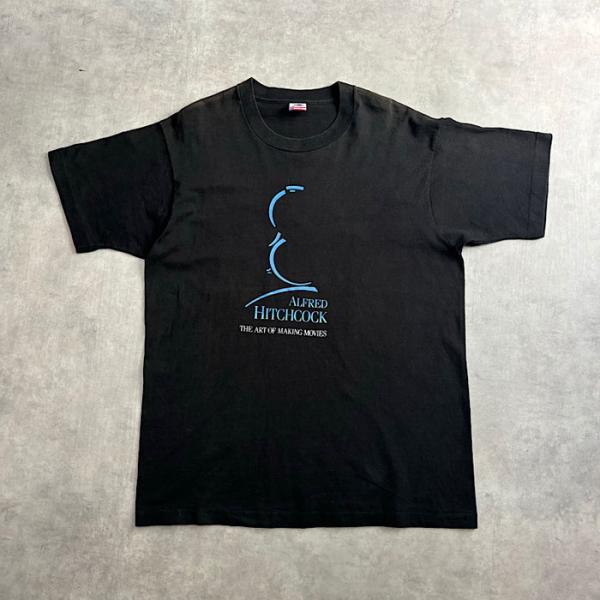 90's USA製　\" アルフレッド ヒッチコック\" ムービー Tシャツ USA製 91年 The Magic of Hitchcock Universal Studios S/S Tee