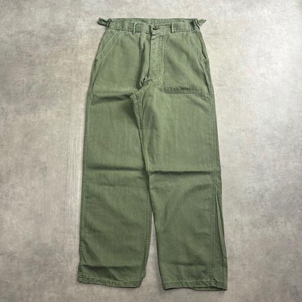 usarmy 60s 初期 ベイカーパンツ サイドアジャスター 60年代 60s アメリカ軍 米軍 初期 カーキ サイドアジャスター