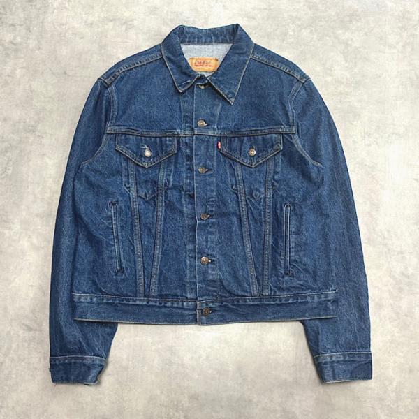 80's LEVI'S 70506-0216 Denim Trucker Jacket SIZE/46R Made in