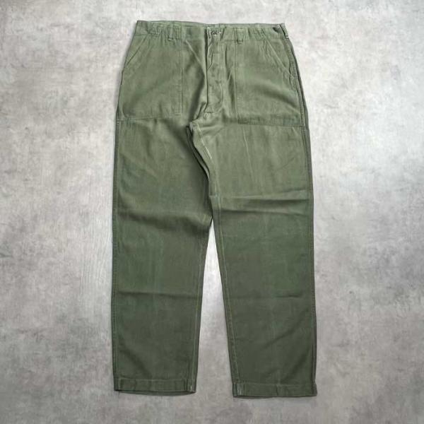 60's U.S.ARMY BAKER PANTS W38L31 60年代 ベイカーパンツ : NAVIE
