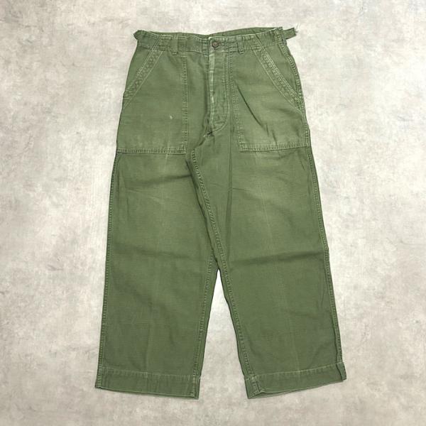 60's U.S.ARMY BAKER PANTS Side Adjust MEDIUM 60年代 ベイカーパンツ