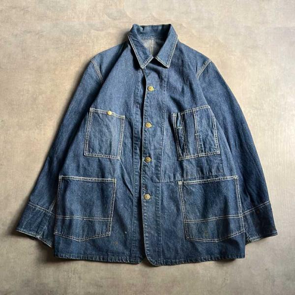 ジャケット・アウター 80s OSHKOSH coverall denim jacket vintage distressed Osh Kosh denim work jacket – 86 Vintage