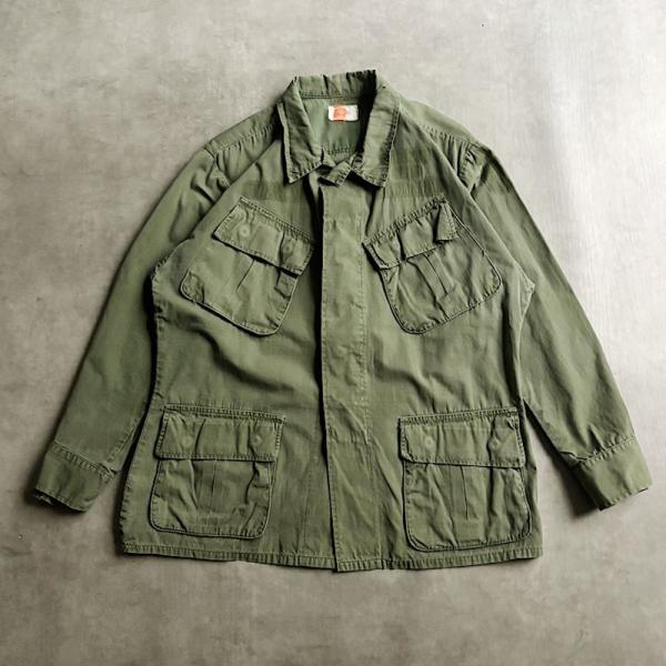 70'S U.S ARMY 5th Jungle Fatigue Military Jacket Rip-Stop