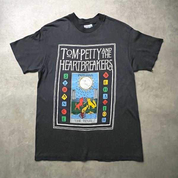 34 トムペティ ハートブレイカーズ 1993年製ヴィンテージ Tシャツ 80'S Tom Petty & The Heartbreakers Strange Behavior Tour T-Shirts