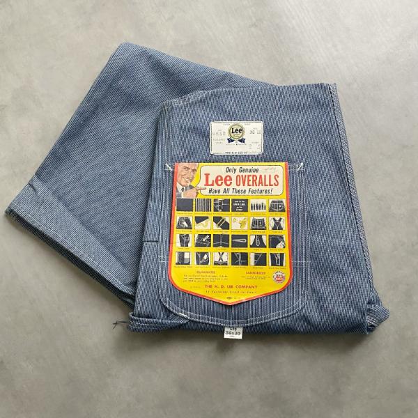 DEAD STOCK 60's Lee 96-SB Pin-Stripe Overalls Made in USA W36L30