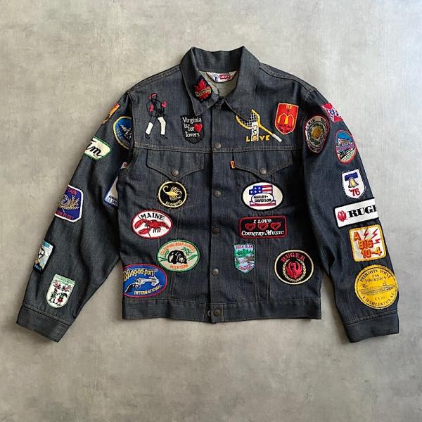 Levi's BMX サテン　ツアー　ジャケット 1984年製 ビンテージ　レア 1984 Olympic Team Vintage Levis Denim Jacket 76001-0214 Size L 80s