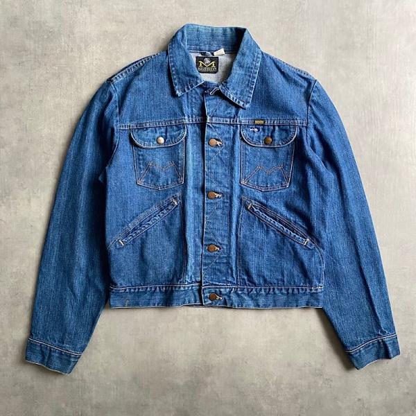 70'S BLUEBELL MAVERICK 3JO3MJ Denim Jacket Made in USA SIZE/42 70