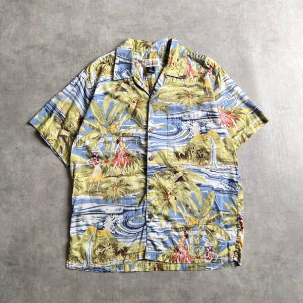 パタゴニア pataloha アロハシャツ M ネイビー/ホワイト 楽天