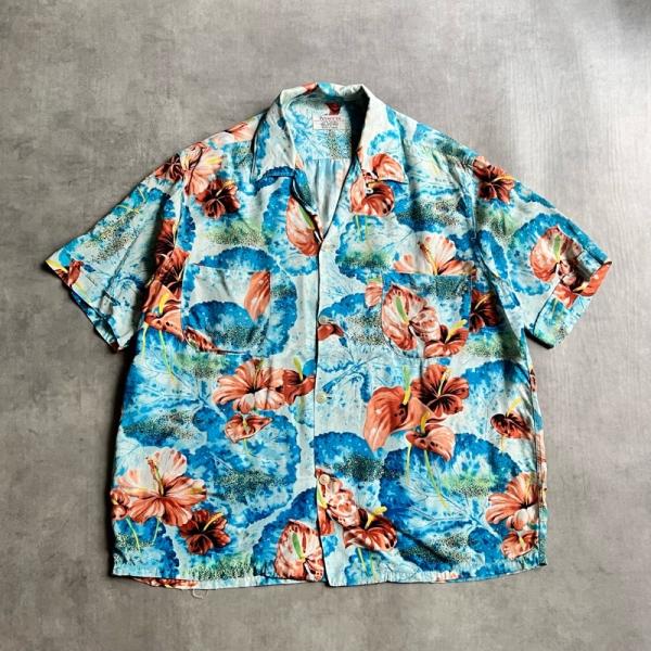 PENNEYS（ペニーズ） 60'S PENNEY'S Hibiscus Aloha Shirts Made in