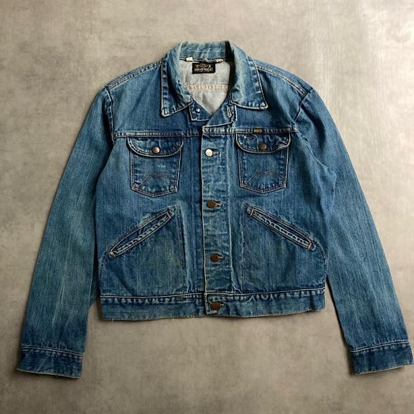 MAVERICK 3J03MJ 70s初期 左綾 124MJ USA製 42 70's MAVERICK 3JO3MJ Denim Jacket Made in USA/42 : NAVIE - 通販