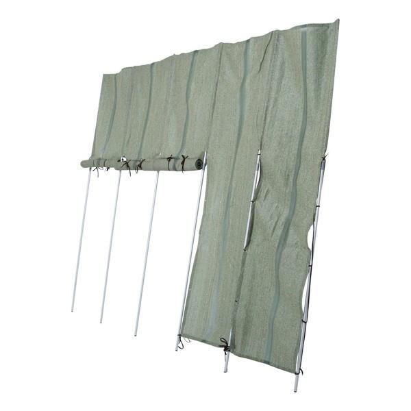 日よけ シェード オーニング たてす 巻き上げ 洋風 屋外 おしゃれ 屋外 北欧 安い バルコニー 庭 日よけ サンシェード スクリーン 外壁 玄関 庭 目隠し 緑 幅300 Kag 361 Navio 通販 Yahoo ショッピング