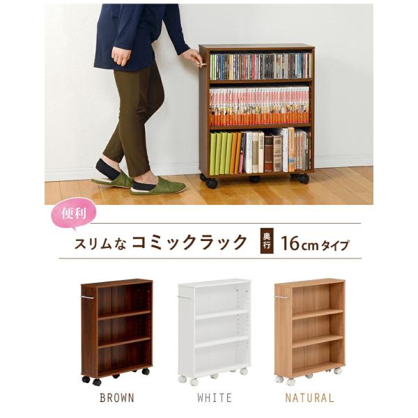 本棚 マガジンラック キャスター付き おしゃれ 北欧 安い 収納 整理 棚 ラック 大容量 子供 絵本 コンパクト 薄型 移動式 コミック 文庫本 漫画 マンガ Cd Dvd Buyee Buyee 日本の通販商品 オークションの代理入札 代理購入