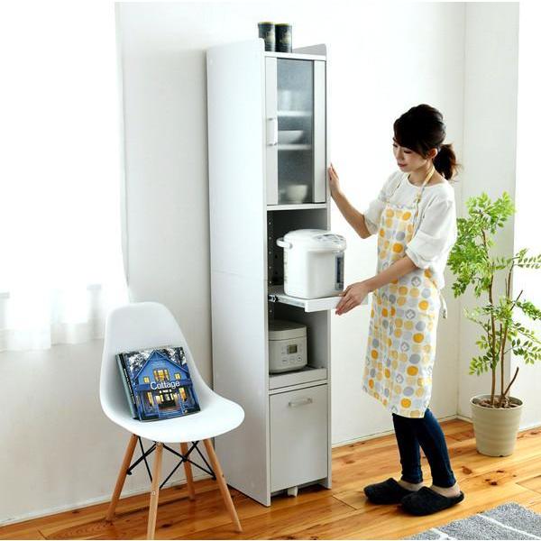 食器棚 スリム 細い 薄型 隙間 すきま 収納 ラック 家具 一人暮らし