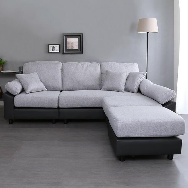 コーナーソファー 5人掛け 4人掛け コーナーソファ L字 l字型 l型