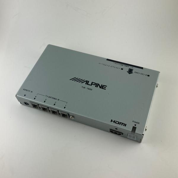 ALPINE 高性能地デジチューナー　TUE-T600 美品 ALPINE（アルパイン） TUE-T600 地上デジタルTVチューナー HDMI出力